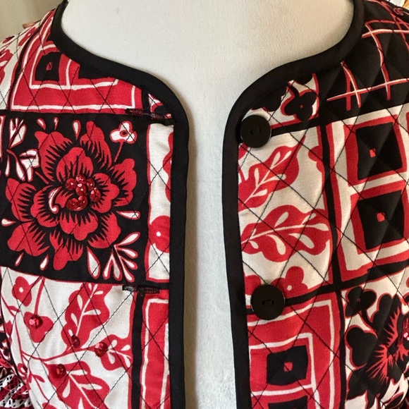 SilkLand Jackets & Blazers - Vintage 1990’s SILKLAND patchwork jacket-100% silk